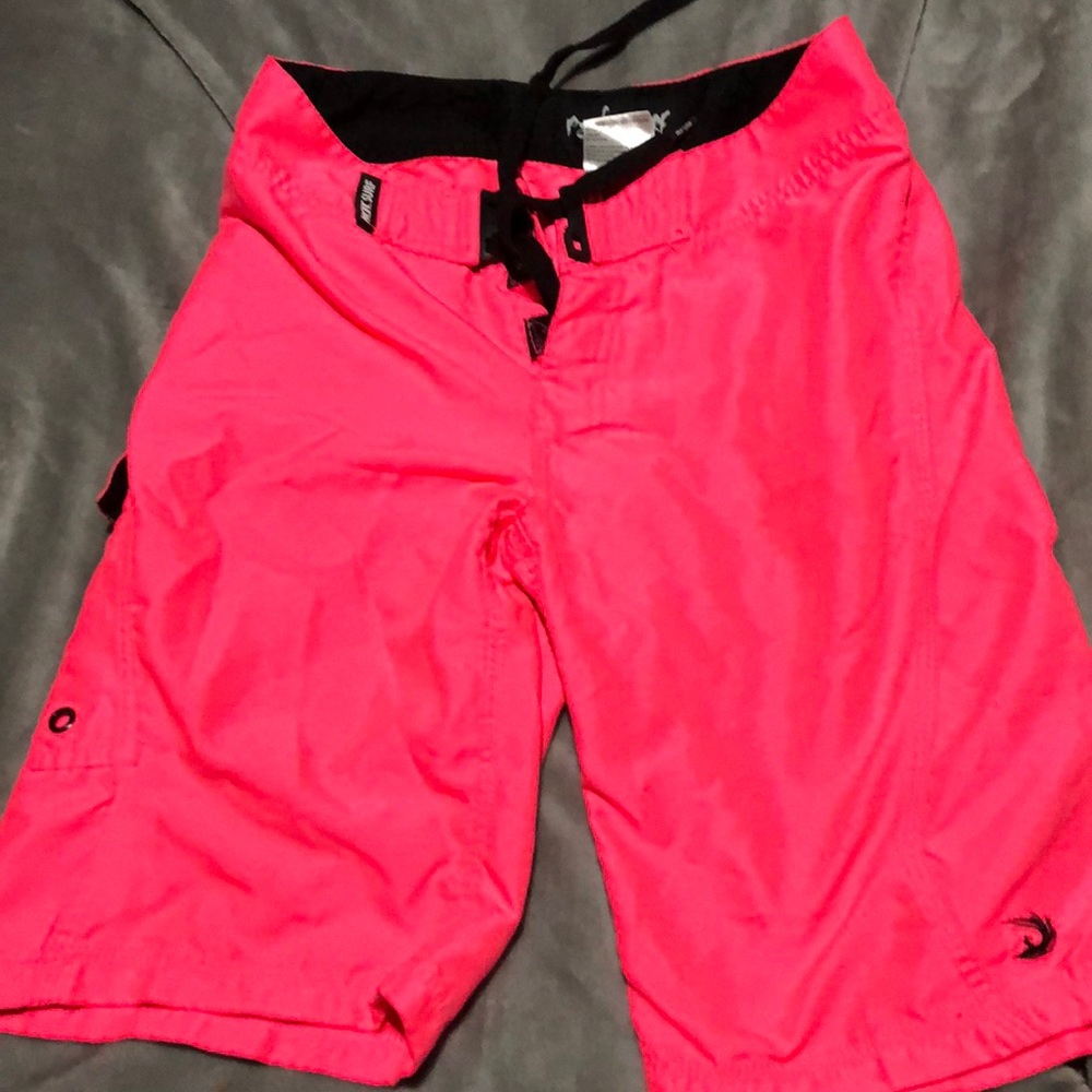 Hot Pink Swim Trunks